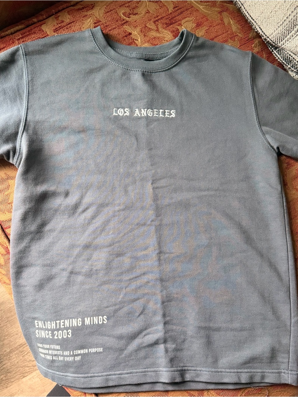 Eighty Eight Youth Large T-shirt in Slate Blue